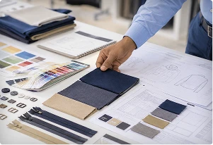 Garment production planning and fabric review